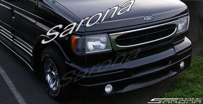 Custom Ford Econoline Van  All Styles Front Bumper (1997 - 2007) - $590.00 (Part #FD-020-FB)